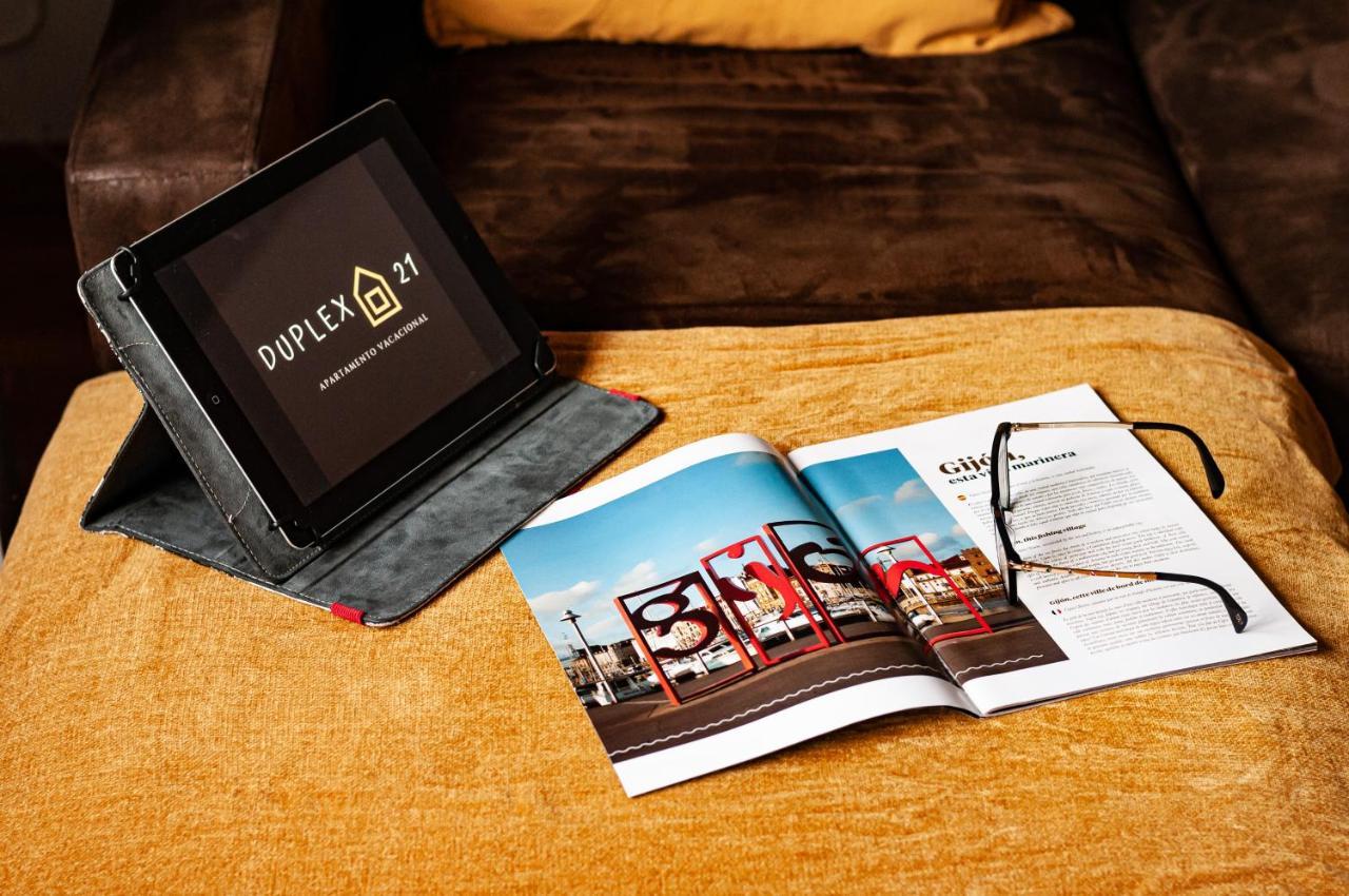 Duplex 21, Alojamiento Cerca De La Playa Con Wifi Gijón Dış mekan fotoğraf